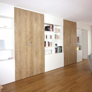 architecte interieur architecte d'intérieur decorateur décoration meuble sur-mesure scandinave blanc bois cuisine schmidt